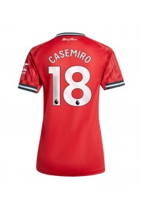 Manchester United Casemiro #18 Fotballdrakt Hjemme Klær Dame 2025-26 Korte ermer